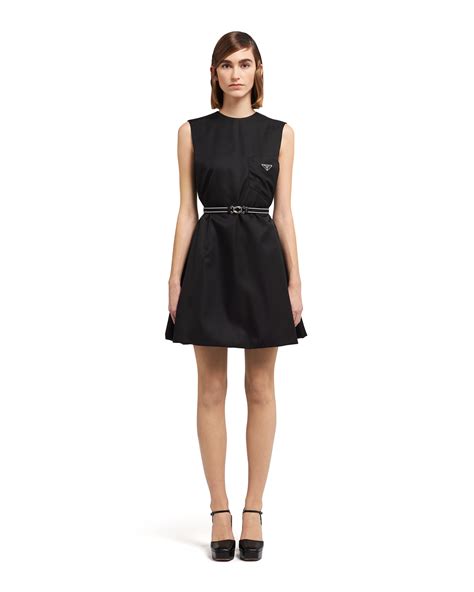 prada shirt dress|Prada nylon sheath dress.